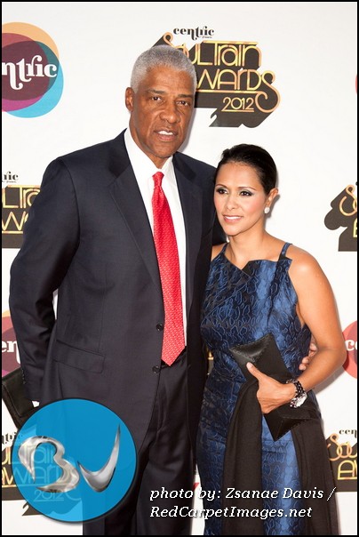 Former NBA Great Julius Erving "Dr J" and Dorys Erving