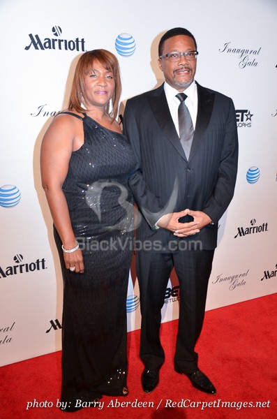 Judge Greg Mathis and his Wife