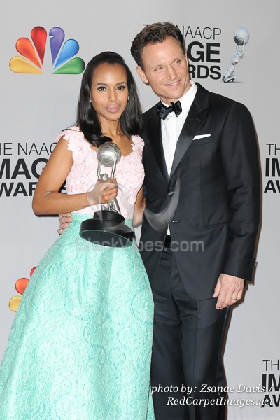 ABC's Scandal Co-Stars Kerry Washington and Tony Goldwyn
