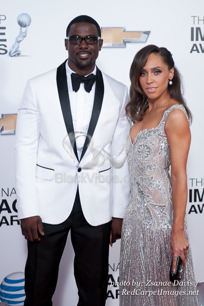 Actor Lance Gross and Guest
