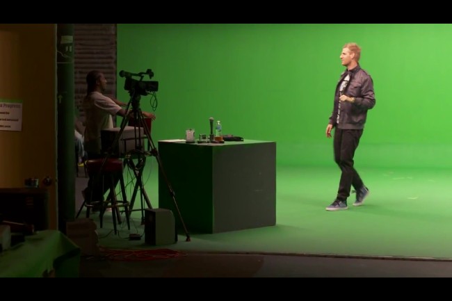 On set at Queeby.com