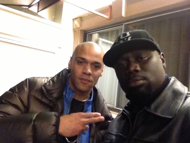 Jay Ghartey with DJ Black