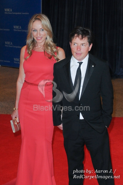 Tracy Pollan and Michael J. Fox