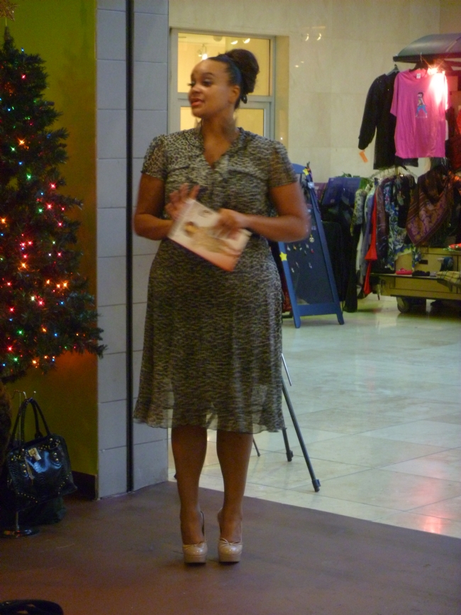 ClassySharelle at Her Book Reading