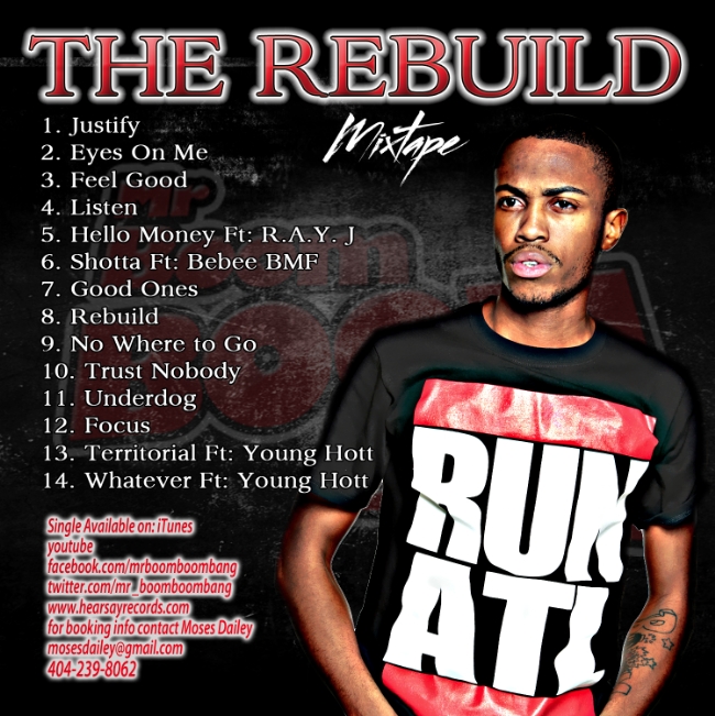 Mr. Boom Boom Bang THE REBUILD Mixtape (Track List)