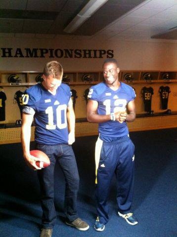 Tom Brady meets Devin Gardner in Ann Arbor