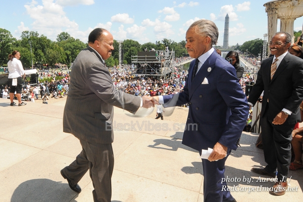 Martin Luther King III and Reverend Al Sharpton
