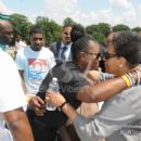 Sabrina Fulton (Mother of Trayvon Martin) and Myrlie Evers