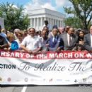 Nancy Pelosi, Marc Moriel, Reverend Al Sharpton, Martin Luther King III, and others