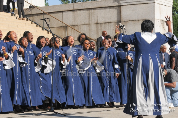 Performers during the 50th Anniversary March on Washington