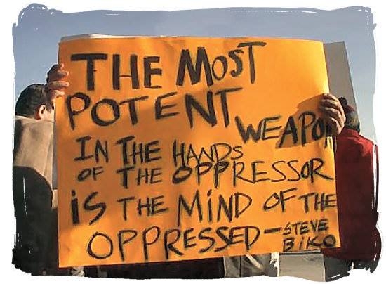 Wise words by Steven Biko