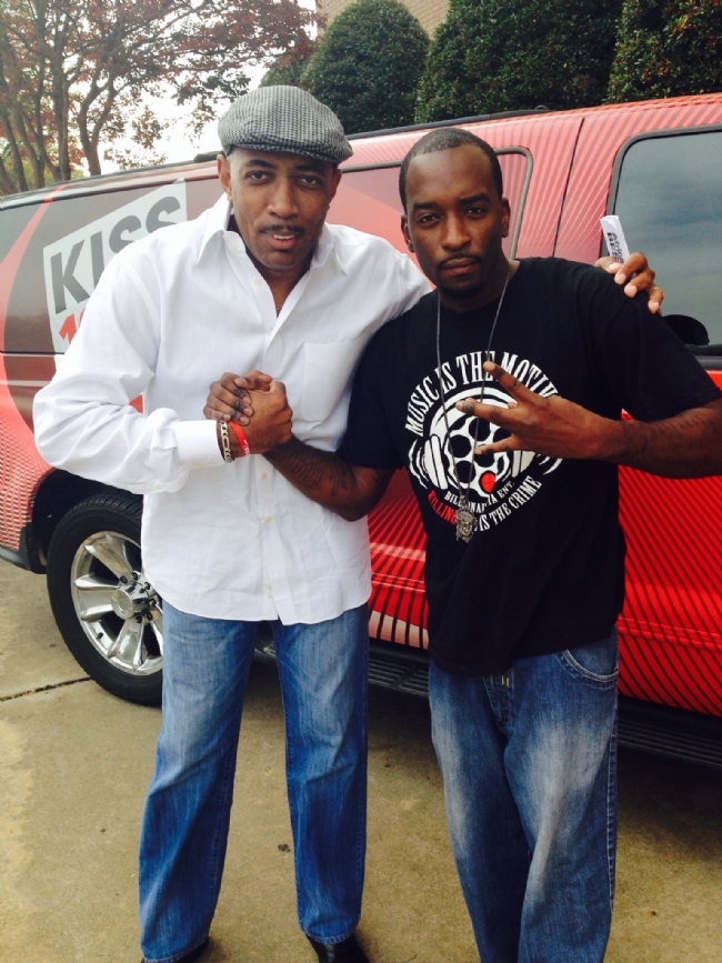 ATL Kiss 104 DJ Charles Mitchell and Mike West in ATL