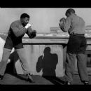 A young Nelson Mandela sparring
