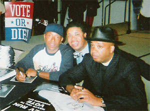 Russell Simmons, William McCray III, and Rev Run
