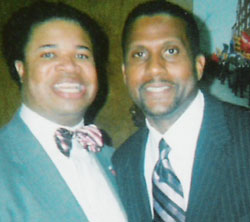 William McCray III and Tavis Smiley