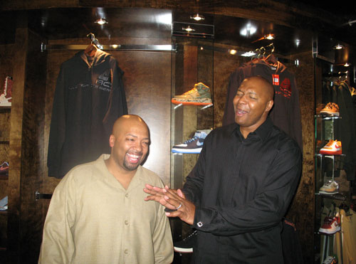 Tarence Wheeler and Derrick Coleman