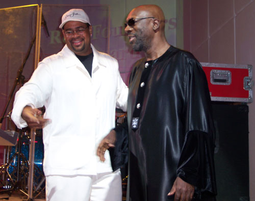 Russ Parr and Isaac Hayes